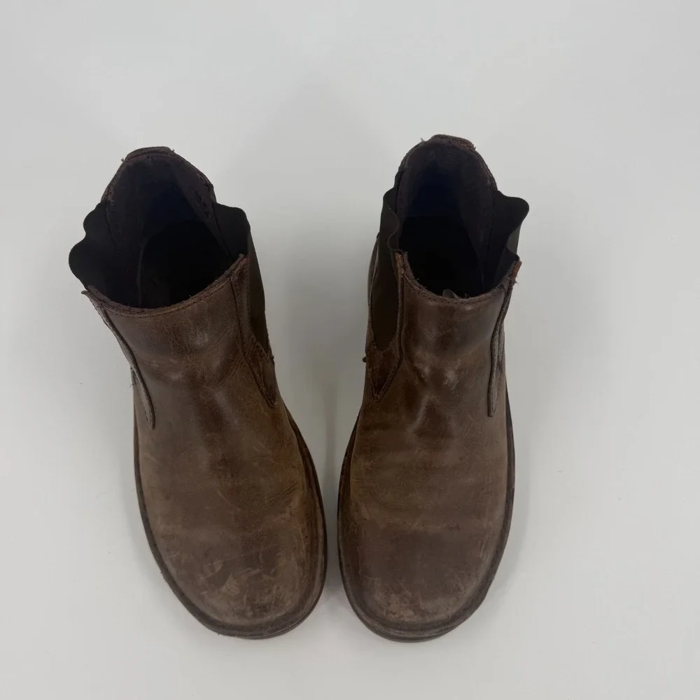 Dr. Martens Chelsea Boots Mens US 11 Brown Air-Cushioning Sole Round Toe Slip On